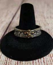 316L Stainless Steel "Fleur-de-lis" Ring-Size 14-French