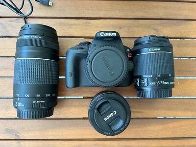 Canon EOS Rebel SL1 18.0MP Digital SLR Camera - Black (Kit with 18-55mm STM...