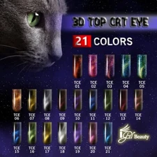 Igel - 3D Gel Top Cat Eye Gel Polish Effect shimmer 0.5oz/ea [TCE01-TCE21]