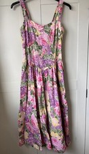 Vintage St Michael M&S floral cottagecore midi dress 12 14 Laura Ashley Wedding