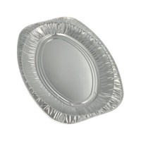 30 Servierplatten Alu Oval 43 Cm X 29 Cm Party Catering