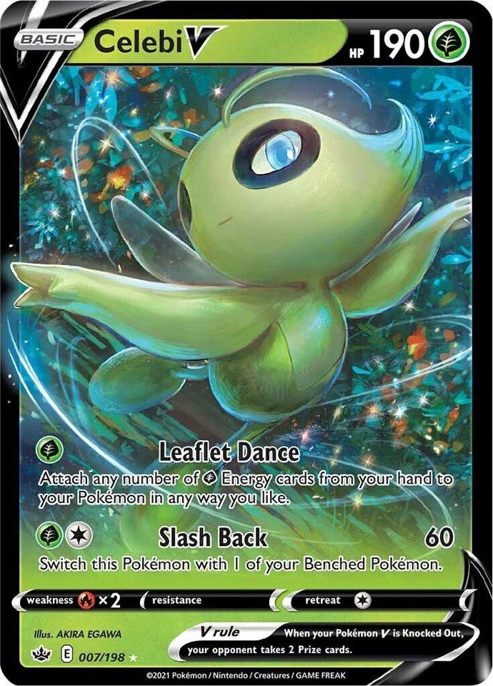 Celebi V 007/198 Swsh06: Sword & Shield - Chilling Reign - 1 of 1