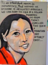 Portrait Of Female. Original Contemporary Art.