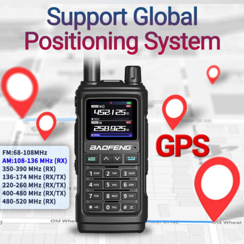 Baofeng UV-17 Pro GPS wiederaufladbare Walkie Talkies Langstrecken-Luftband Ham Radios - Bild 2 von 19