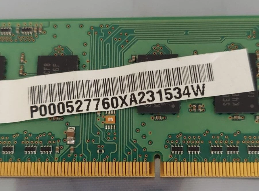 Samsung 1GB 1Rx8 PC3-8500S M471B2873FHS-CF8 RAM Laptop Memory SODIMM Chip - Image 3 of 4