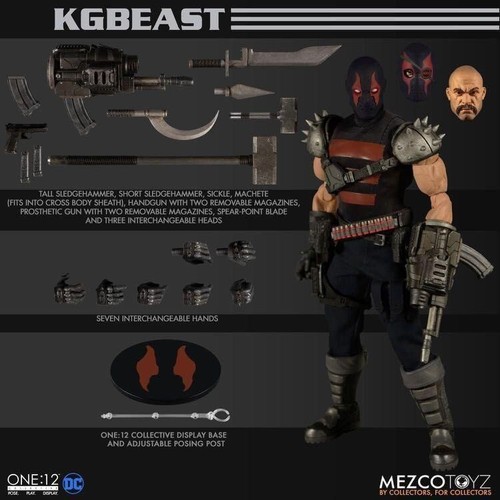 Figura de acción Mezco One: 12 Collective DC Comic Batman KGBEAST - Imagen 2 de 3