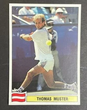 Thomas Muster (AUT) Tennis 1992 Edizioni Panini MINT n.117 ▓