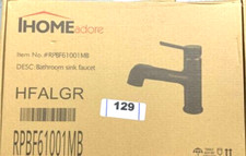 HOME ADORE PULL OUT 1 HANDLE KITCHEN FAUCET - MATTE BLACK RPBF61001MB