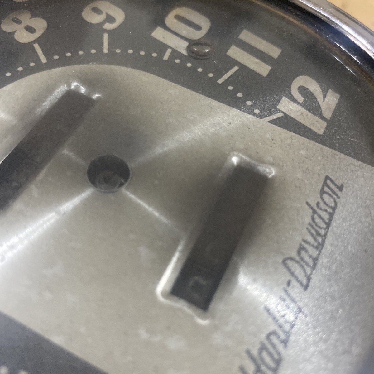 1962 to 1967 Harley Davidson Panhead speedometer tombstone