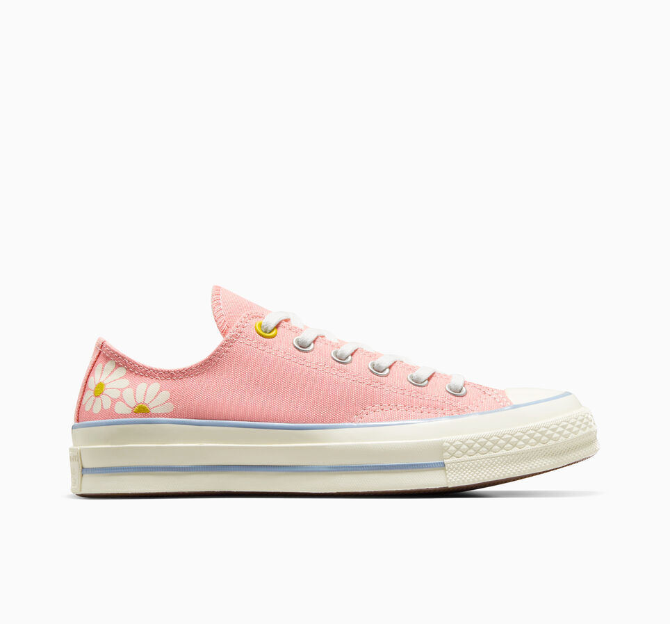 NEW Converse Chuck Taylor 70 All Star Low Floral Daisy Pink