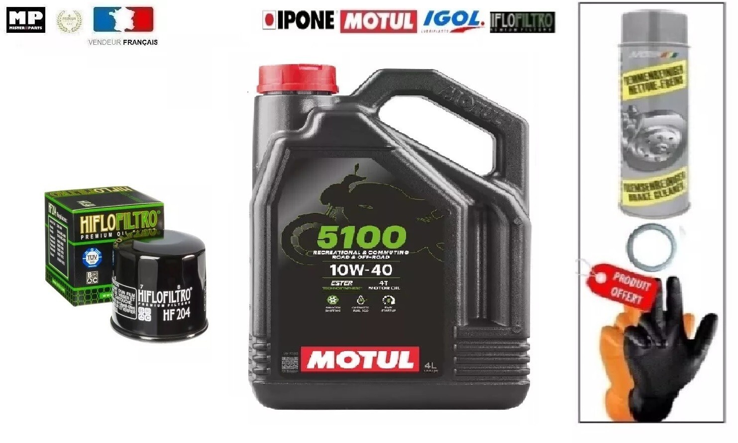 Vidange YAMAHA FZS 600 Fazer de 1998 à 2003 Motul 5100 pour Préparer vos Roadtrips