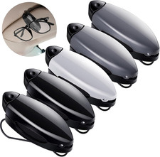 5 Pieces Auto Car Vehicle Sun Visor Clip Holder Sunglasses Holder for Eyeglasses