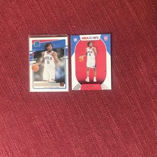 2 Tyrese Maxey  2020 Rookie Cards: Donruss Rated Rookie-NBA Hoops      76ers