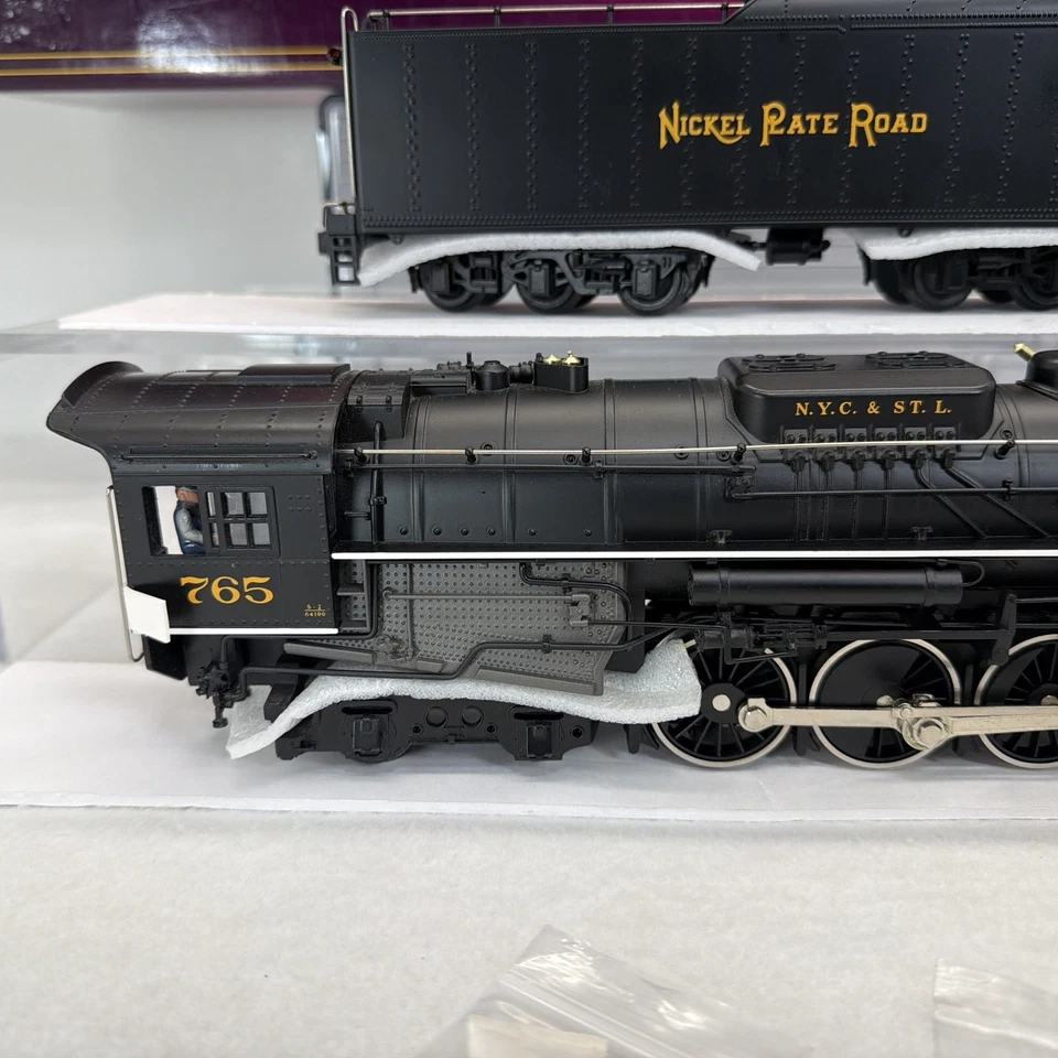 MTH Premier 20-3032-1 Nickel Plate Road 2-8-4 Berkshire PS.1 O #765 Used BCR NKP - Image 4 of 4