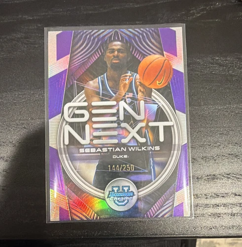 Topps Duke 2025-26 Bowman Sebastian Wilkins Rookie Gen Next #GN-13 Purple /250