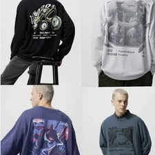 Pokémon x UNIQLO UT Sweat Shirts 4 Colors XS-4XL NWT Pokemon Japan 2025