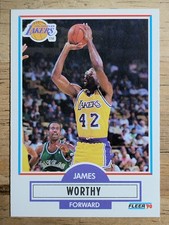 1990-91 Fleer #97 James Worthy