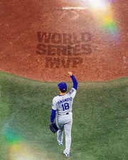 YOSHINOBU YAMAMOTO 8x10 Los Angeles Dodgers 2025 World Series MVP