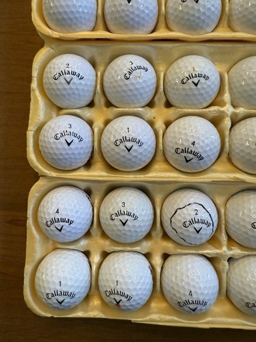 Pelotas de golf Callaway usadas como nuevas 48 AAAAA 4 docenas modelos surtidos Diablo Max etc. - Imagen 5 de 5