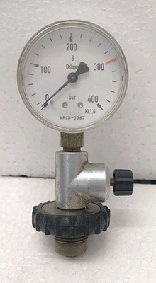 #ad Draeger breathing air cylinder pressure tester 400 BAR with release drager $149.00