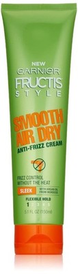 Garnier Fructis Style Smooth Air Dry Anti-Frizz Cream, Flexible Hold, 5.1 oz