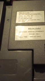 Nintendo NES-001 Entertainment System Home Console Gray RF 1985