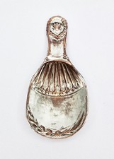 GEORGIAN OLD SHEFFIELD PLATE CADDY SPOON c1780
