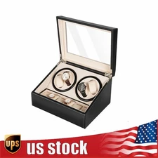 4+6 Watch Winder Case Automatic Rotation Watch Storage Display Box Gifts