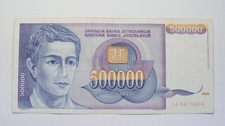 500000 Dinara - Nickel - VF - 1993 - Yugoslavia [EN]