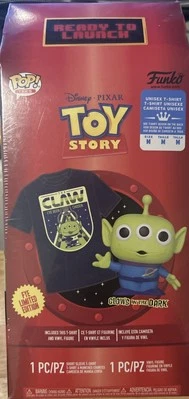 Funko POP Tees Toy Story Alien Glow in The Dark Pop FYE Exclusive The Claw M Tee - Image 1 of 4