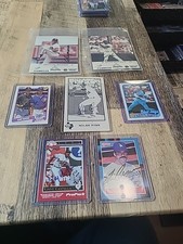(7) Auto Baseball Lot 5x7, Promo, MLB, Pre-Rookie Team Cards **F NOLAN RYAN**