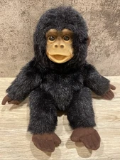Vintage Chimp Puppet, Squeaking Chimp Puppet By Hosung