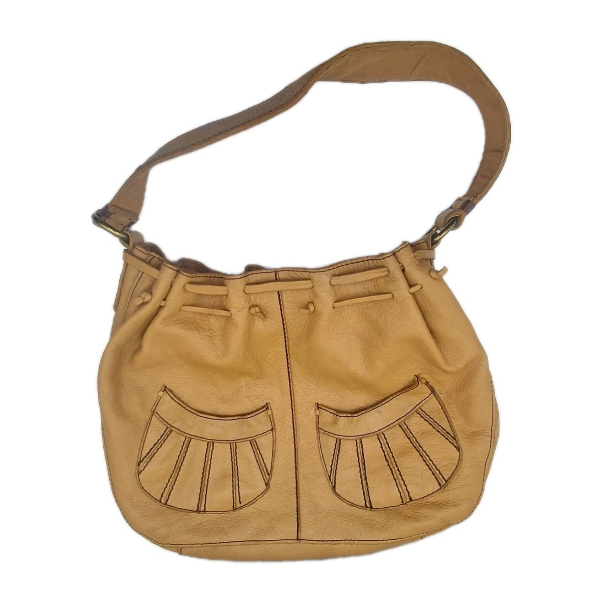 Lucky Brand Hobo Shoulder Bag Women Large Leather Tote Boho Purse