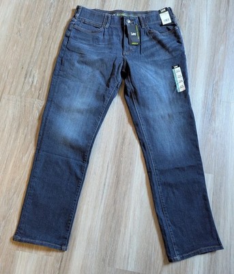 New Men's Lee's Blue Strike Dark Blue Jeans, Extreme Motion Athletic Fit 34x32