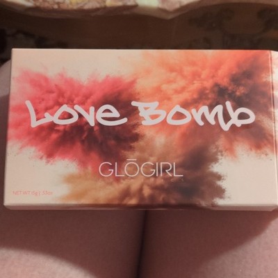 GloGirl Cosmetics Love Bomb Eyeshadow Palette Vegan Pressed Powder 12 Shades