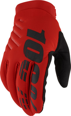 100% BRISKER Cold Weather Motocross & Mountain Bike Gloves - Warm Winter MTB & M