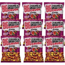 Huligan Pretzels Crush Honey Mustard / Jalapeno (9 x 125g) - BBD August 26