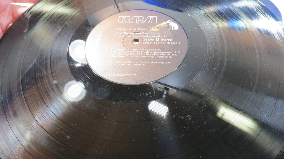 RAY CHARLES & CLEO LAINE - Porgy & Bess (Box & Book) 12" Vinyl Record 2xLP - VG+ - Image 4 of 4