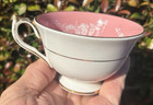 england AYNSLEY SETS OF 2 CUPS & 2 SAUCERS gold trim PINK WITH ROSES bone china — photo 8