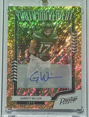 2024 Prestige Garrett Wilson Jets * Youth Movement Gold #d 10/10 Autograph YMGWN