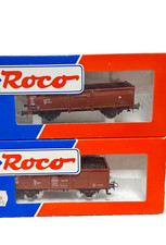 Roco H0 2x Freight Cars (16.5 mm Track) Original Packaging Incorrect
