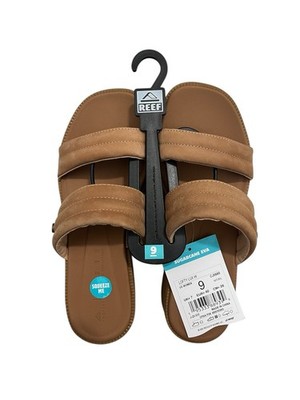 REEF Lofty Lux Women s Platform Sandals 9 Natural Leather NEW