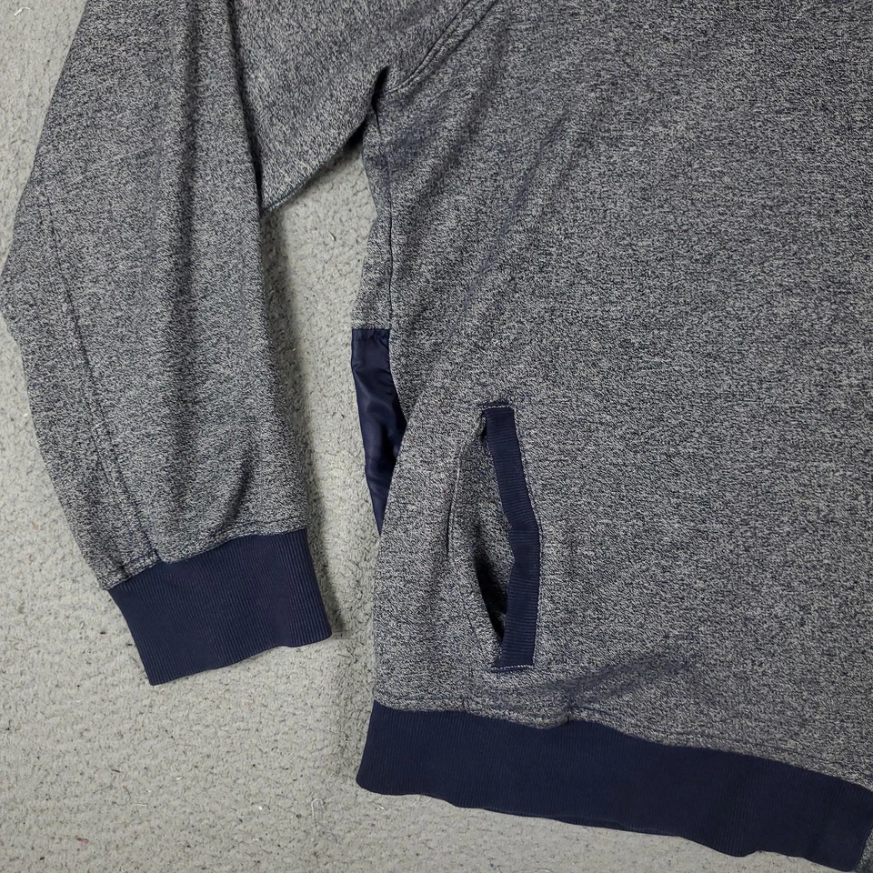 Parish Nation Jacket Mens 3XL Blue Gray Full Zip Track Bomber Lightweight Casual - Image 4 of 4