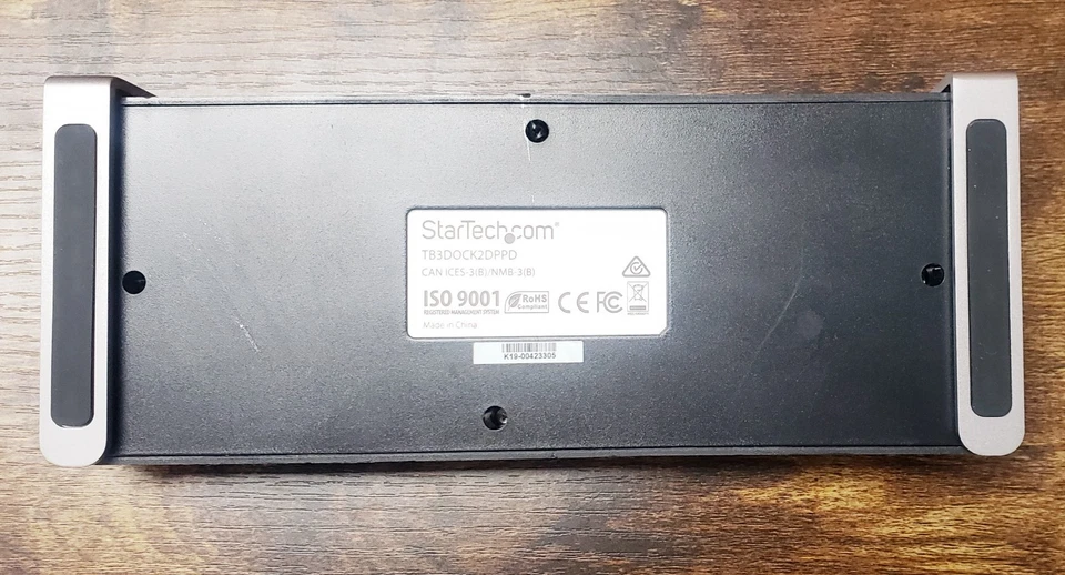 Estación de acoplamiento Startech Thunderbolt ISO 9001 TB3DK2DPPD Foto 2 de 4
