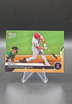 2020 Topps Now - Mike Trout #84 /1357 Los Angeles Angels MVP Baseball Card   