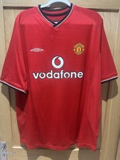 Manchester United 2000-02 Umbro Home Shirt Ruud Van Nistelrooy #10 Men’s Size XL