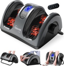 TISSCARE Shiatsu Foot Massager with Heat, FSA Eligible HSA Foot Massager R05