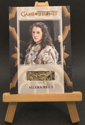 2025 Rittenhouse Game of Thrones The Great Houses Meera Reed WR1 Coat Relic Card