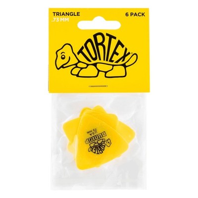 Dunlop 431P.730 Tortex Triangle Picks 0,73 mm - Plektren Set