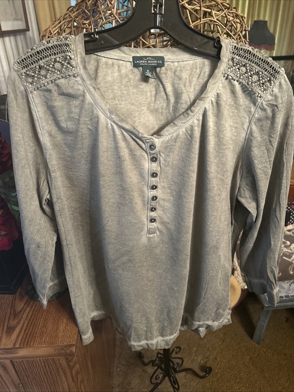 Lauren Jeans Co. Ralph Lauren Women’s Top Size Extra Large